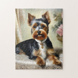 Quebra-cabeça Yorkshire Terrier Cute Dog