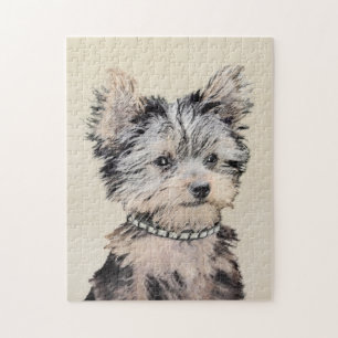 Quebra-cabeça Yorkshire Terrier Puppy Pintura Original