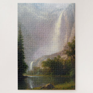 Quebra-cabeça Yosemite Falls, Albert Bierstadt
