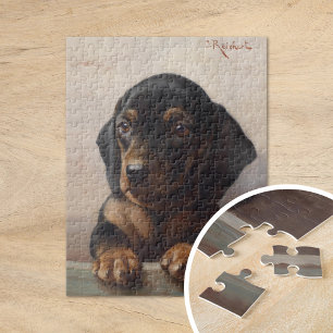 Quebra-cabeça Young Dachshund Carl Reichert