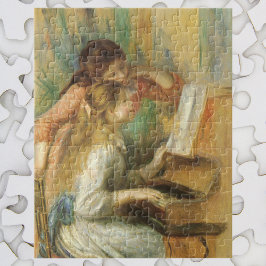 Quebra-cabeça Young Girls in Piano por Pierre Renoir