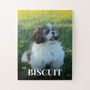 Quebra-cabeça Your dog Name Photo Custom puppy