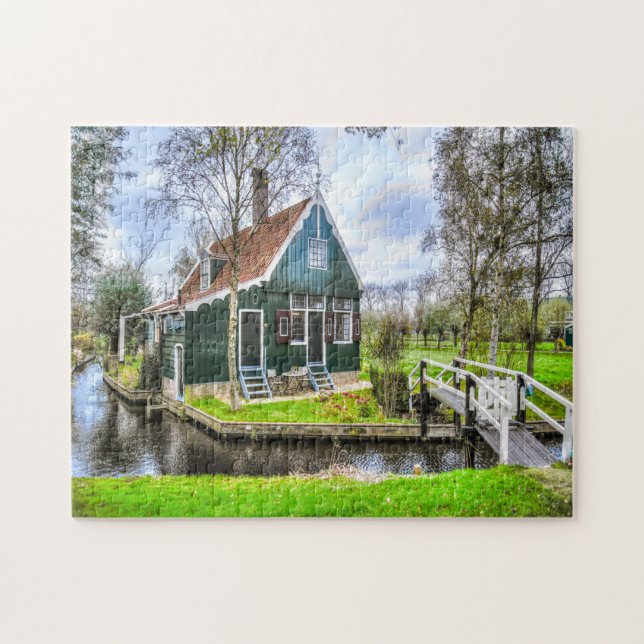 Quebra-cabeça Zaandam Holanda. (Horizontal)