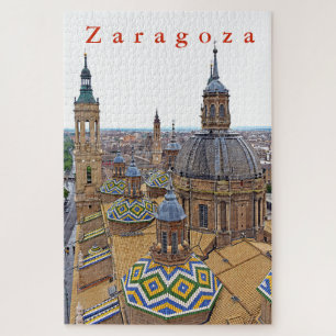 Quebra-cabeça Zaragoza. A catedral de nossa senhora da coluna