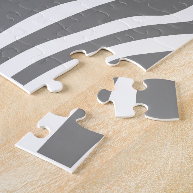 Quebra-cabeça zebra (Lateral)