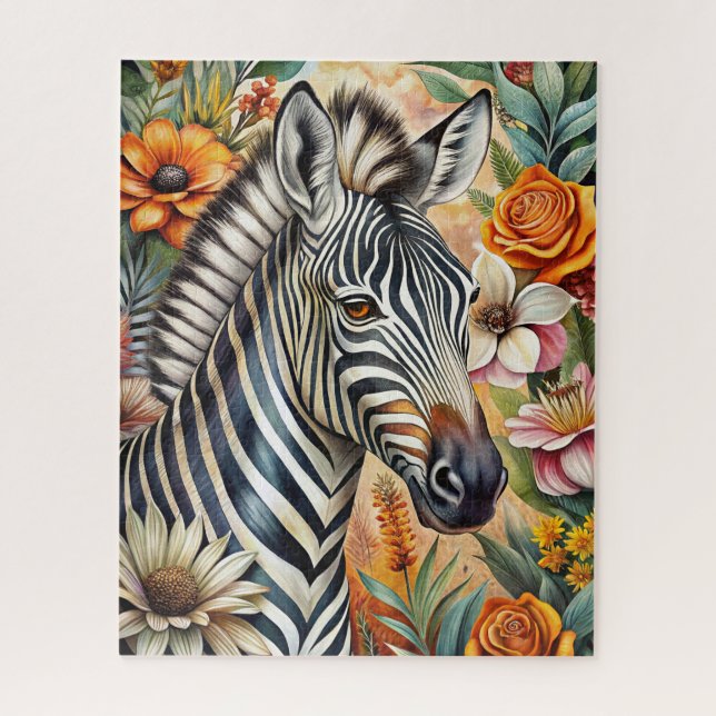 Quebra-cabeça Zebra (Vertical)