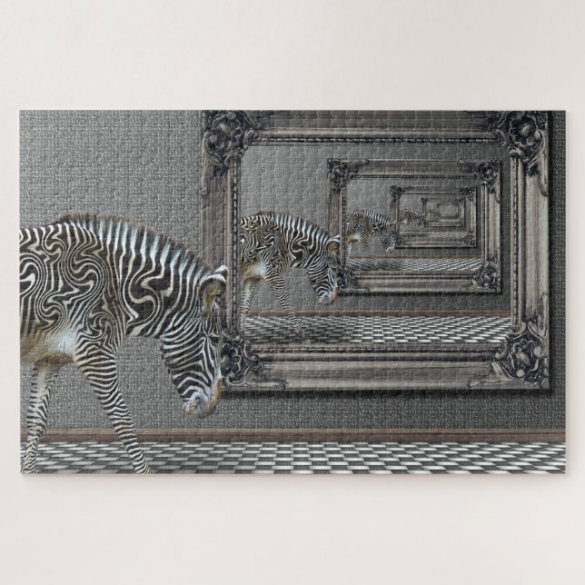 Quebra-cabeça Zebra (Horizontal)