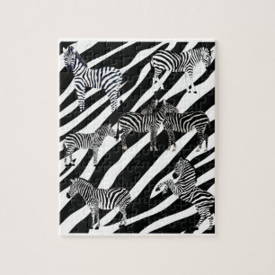 Quebra-cabeça Zebra Divertida