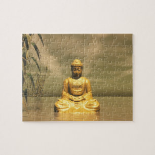Quebra-cabeça Zen buddha que meditating