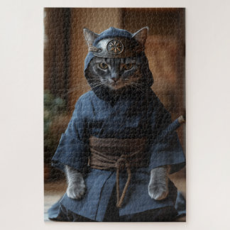 Quebra-cabeça Zen Ninja Cat Puzzle