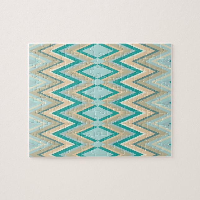 Quebra-cabeça zigzag-phones diagonais (Horizontal)