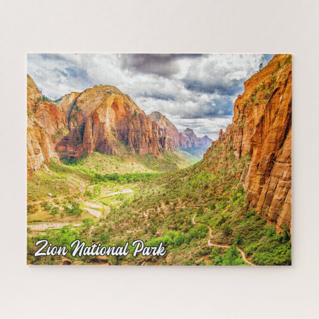 Quebra-cabeça Zion National Park, Utah, Estados Unidos (Horizontal)