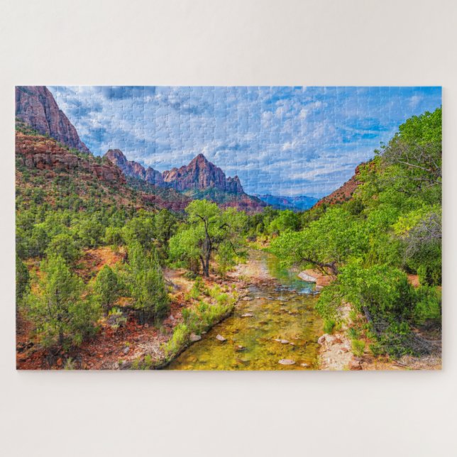 Quebra-cabeça Zion National Park, Utah, Estados Unidos (Horizontal)
