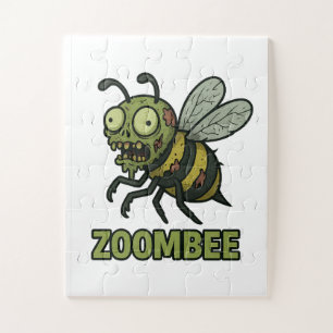 Quebra-cabeça Zoombee - Design de Cartoon Zombie Bee Engraçado