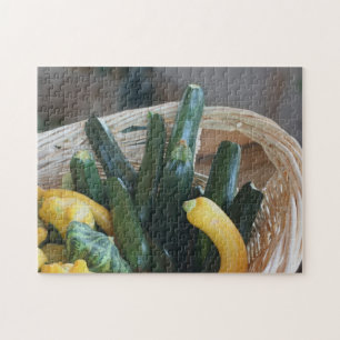 Quebra-cabeça Zucchini Summer Squash Gours Vegetais