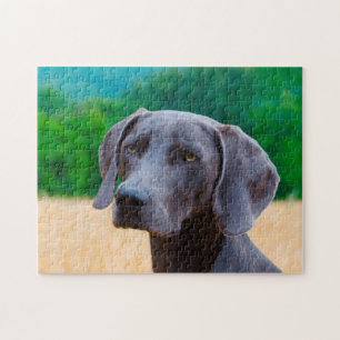 Quebra-cabeças de Cães Weimaraner.