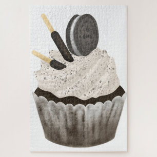 Quebra-cabeças de Cupcake Oreo Fofos 