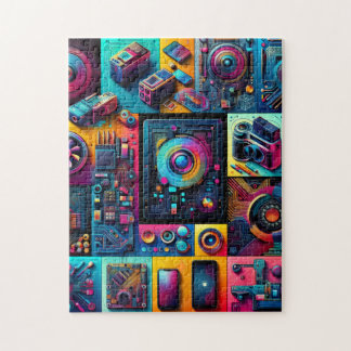 Quebra-cabeças de tecnologia