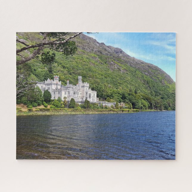 Quebra-cabeças Kylemore Abbey Irlanda. (Horizontal)