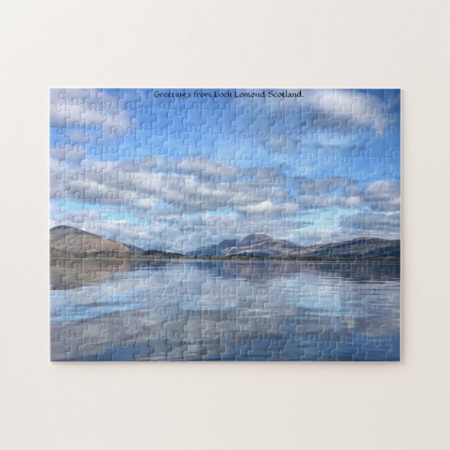 Quebra-cabeças Loch Lomond Escócia. Quebra-cabeça (Horizontal)