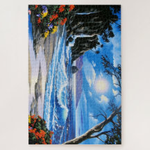 Quebra-cabeças | Ondas na Praia 50 cm x 75 cm, 101