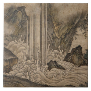 Quebra d'água (Arte da Paisagem Japonesa) (Kano Mo