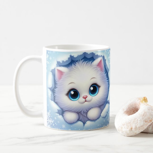 Quebra de caneca em 3D exclusiva - Design de subli (Com Donut)