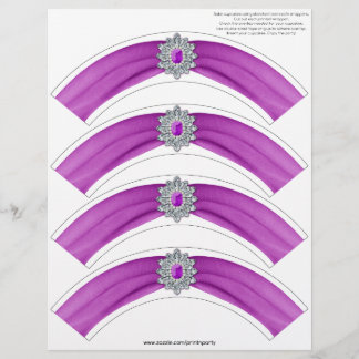 Quebra de Cupcake Glitz e Glam - Cerise