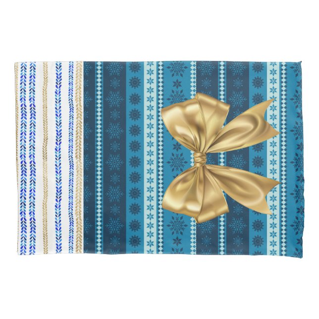 Quebra de presente de Hanukkah reutilizável - Azul (Frente)