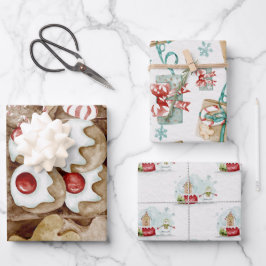 Quebra de Presente de Natal em Aquarela