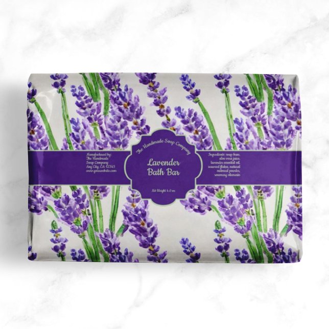 Quebra de sabão das flores da lavanda (Criador carregado)