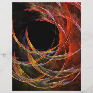 Quebrando a panfleto de Abstrato de Círculo