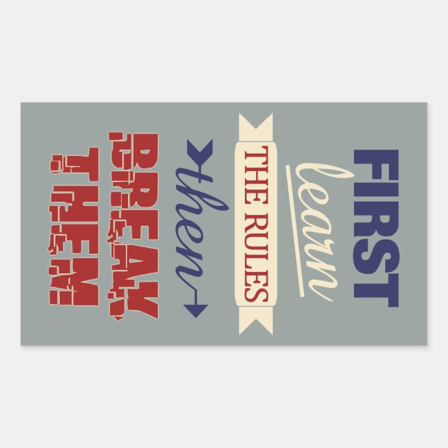 Quebrando etiquetas de Regras (Frente)