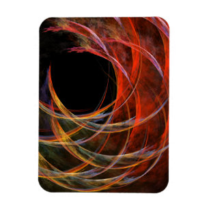 Quebrando o ímã Premium de Abstrato de Arte Cír