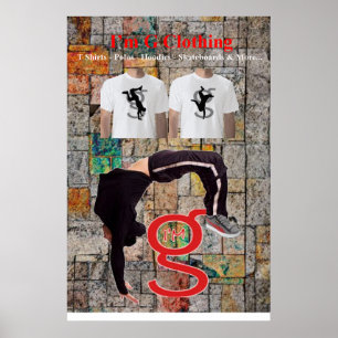Quebrar Poster do meu "G Clothing"
