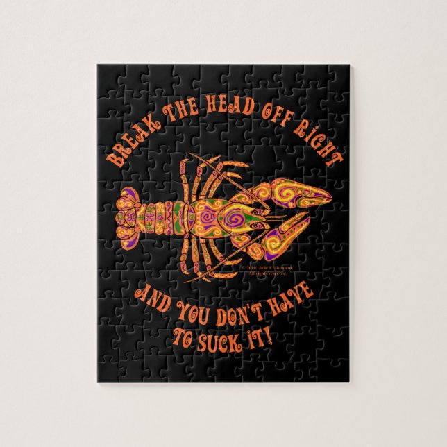 Quebre a Quebra-cabeça de lagosta (Vertical)