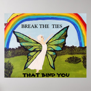 QUEBRE AS GRAVATAS QUE TE VINCULAM A POSTER