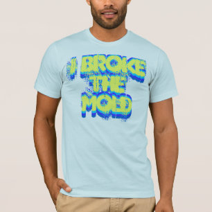 Quebrei a camisa dos homens do Mold
