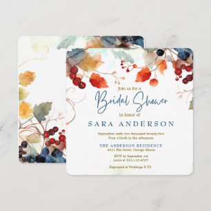 Queda Aquarela Flórida Bridal Convite
