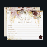 Queda Chá de panela Floral Dourado de Flor Selvage<br><div class="desc">Esta design de Cobra Selvagem é a escolha perfeita para um Chá de panela elegante. A combinação de técnicas delicadas de aquarela, flores silvestres inspiradas no outono e elementos de ouro elegantes cria uma atmosfera charmosa e sofisticada. A paleta colorida captura a essência da temporada de outono, apresentando matizes quentes...</div>