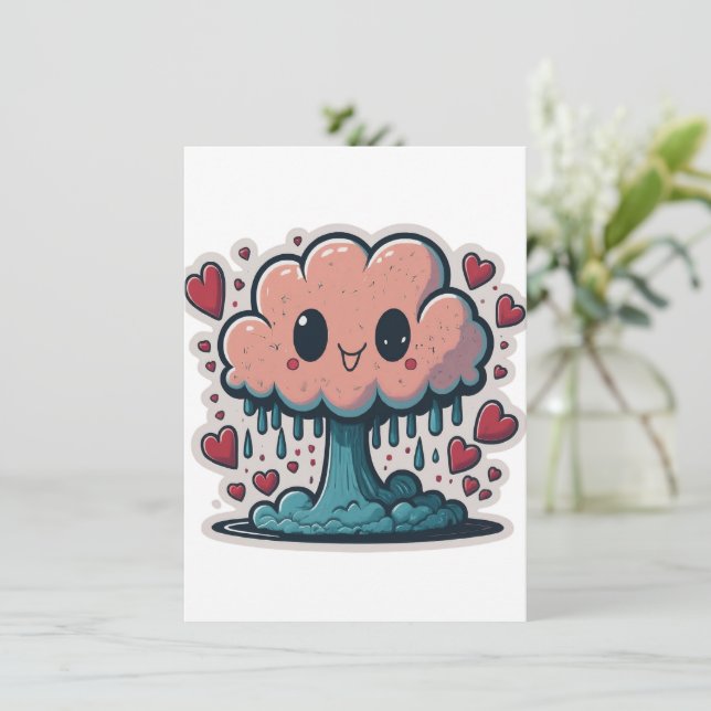 queda de chuva no coração (Em pé/Frente)