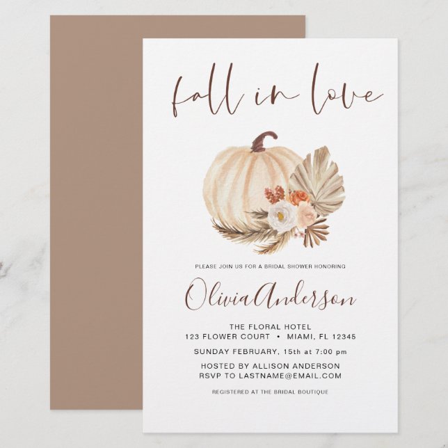 Queda de Orçamento no Chá de panela de Amor Terrac (Frente/Verso)