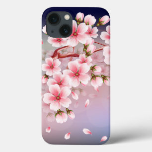 Queda de pétalas fina da flor de cerejeira