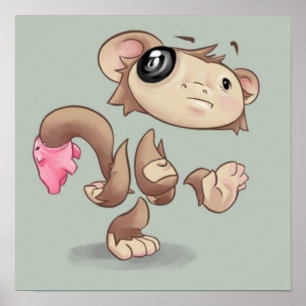 Queda distante impressão