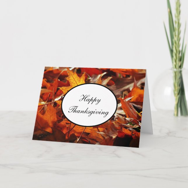 Queda do Cartão de Ação de Graças #2 (Frente)