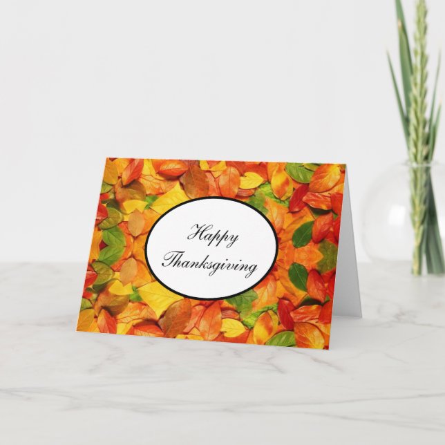 Queda do Cartão de Ação de Graças #4 (Frente)