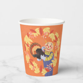 Queda do espantalho do outono e da Turquia