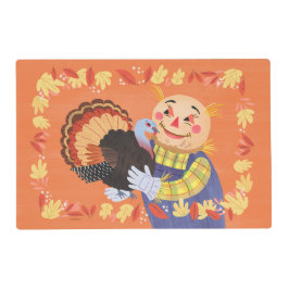 Queda do espantalho do outono e da Turquia