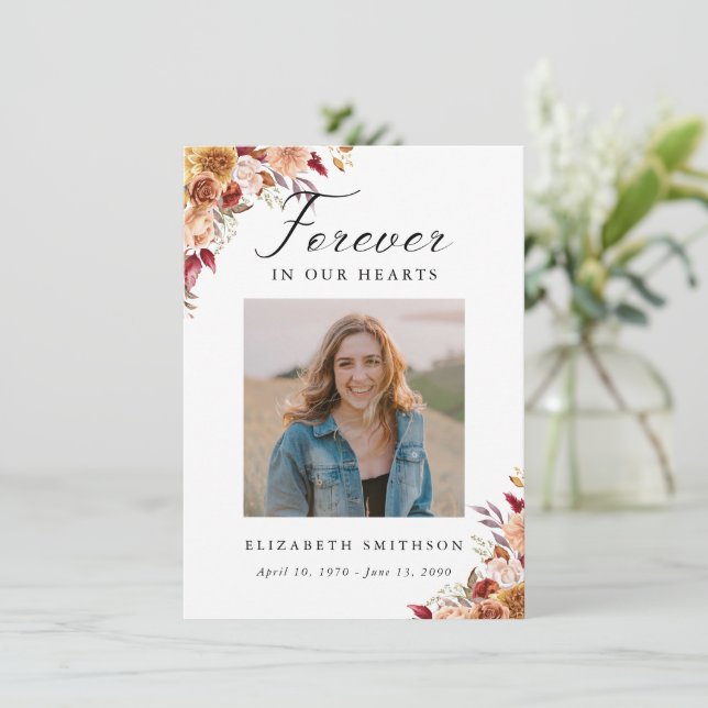 Queda do Funeral para sempre em nossos Corações (Em pé/Frente)