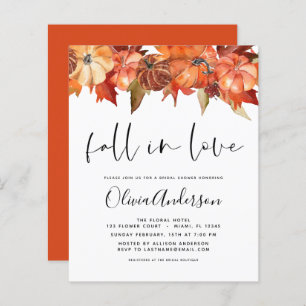 Queda do orçamento no Chá de panela de amor